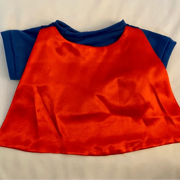 NWOT Teddy Mountain RETIRED Superbear shirt & cape for teddy bear - Picture 2 of 3